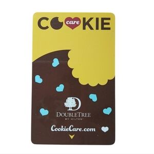 DoubleTree by Hilton Honors Hotel Room Key Card Cookie Care